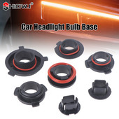 2 buc. Adaptor de bază pentru bec LED Suport priză Auto HB4/HB3/H11/H7/H4/H3/H1 Accesorii pentru faruri compatibile cu LED-uri din PVC ușor