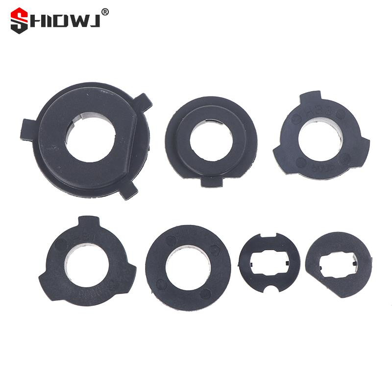 2 buc. Adaptor de bază pentru bec LED Suport priză Auto HB4/HB3/H11/H7/H4/H3/H1 Accesorii pentru faruri compatibile cu LED-uri din PVC ușor