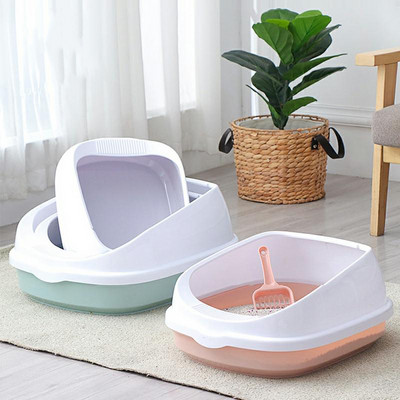 Pet Toilet Bedpan Anti Splash Cats Litter Box Chats Arenero Wc Gatos Caixa De Areia Para Gato Bac A Litiere Chat Pet-Products