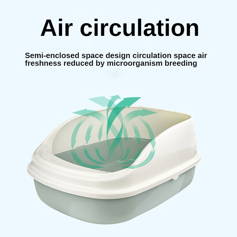 Lemmikloomade tualettpott Pritsmevastane voodipann Kasside liivakasti vestlused Arenero Wc Gatos Caixa De Areia Para Gato Bac A Litiere Chat Lemmikloomatooted