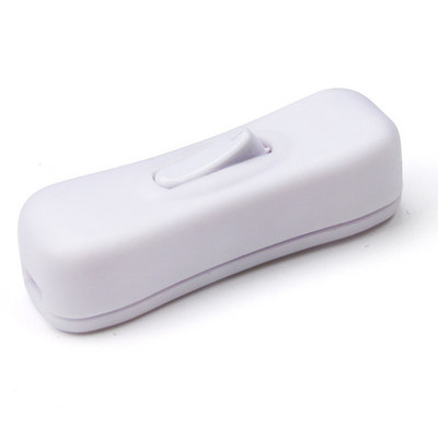 2 tk vahelduvvoolu toitekaabli lüliti pistik 304 on väljalülitusnupp võrgus Valge must läbipaistev 220v LED lambipirn pooleldi klapp