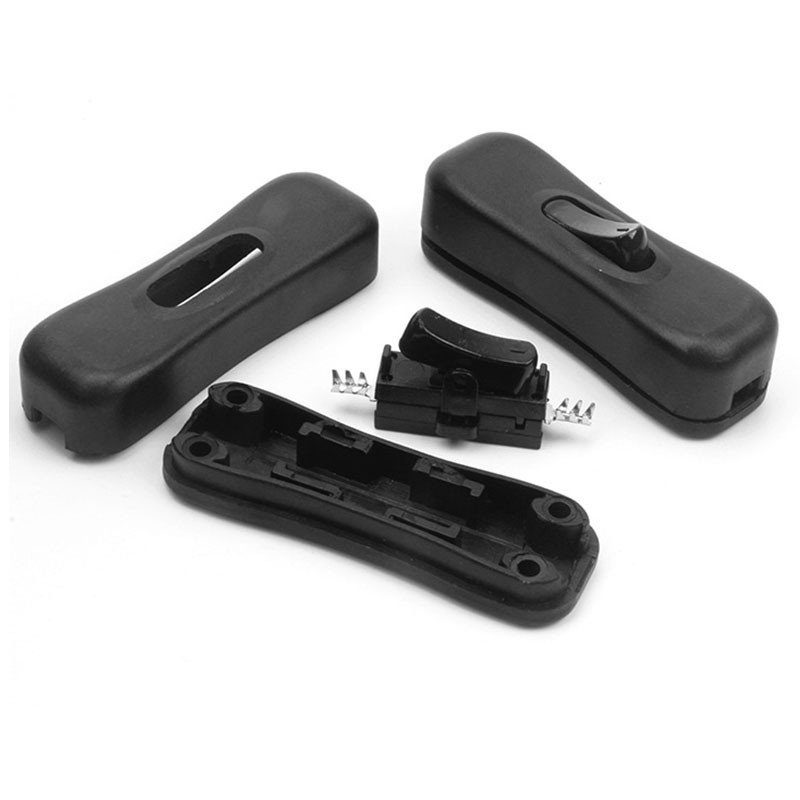 2 tk vahelduvvoolu toitekaabli lüliti pistik 304 on väljalülitusnupp võrgus Valge must läbipaistev 220v LED lambipirn pooleldi klapp