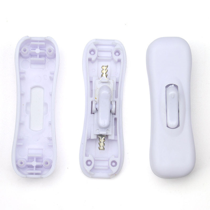 2 tk vahelduvvoolu toitekaabli lüliti pistik 304 on väljalülitusnupp võrgus Valge must läbipaistev 220v LED lambipirn pooleldi klapp