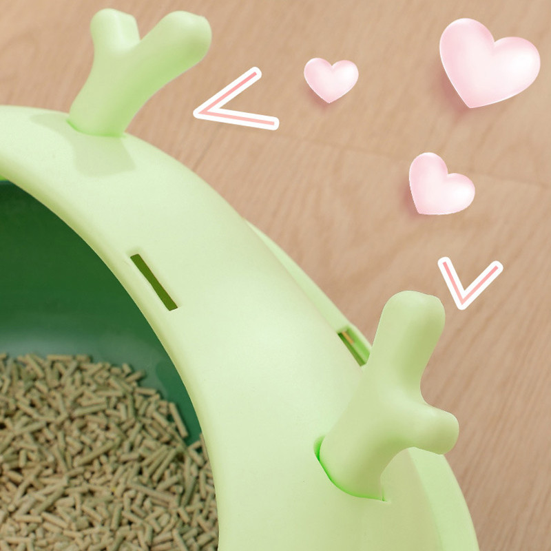 Pritsmevastane poolkinnine kassipoegade liivakast, suur ruumikas WC Pritsmete vältimiseks kandik Kassipoegadele Suure liivaliivaga kasside voodinõud