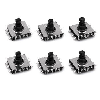 10PCS Ανθεκτικό διακόπτη 10*10*9mm Plug-in 6Pin Push Button Switch Touch Switch Five Way Switch Tactile Tact Switch