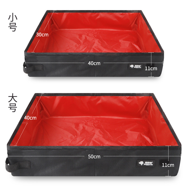 Veekindel õues kokkupandav kassiliivakast koera WC-alus Kokkupandav kassiliiva voodinõud kaasaskantavad reisiautod lemmiklooma kassiliivakastid