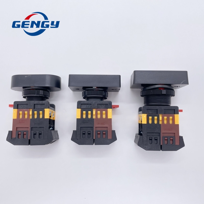 1 vnt. 22mm/25mm/30mm APBB-22/AS-22/PPBB-30 ON/OFF Start Stop mygtuko jungiklis 10A/600V Savaiminio atstatymo momentinis šviesos jungiklis