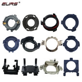 EURS 2vnt H7 LED automobilio priekinių žibintų lemputės pagrindo laikiklio adapterio lizdas H1 H7 LED priekinių žibintų lempučių adapteris