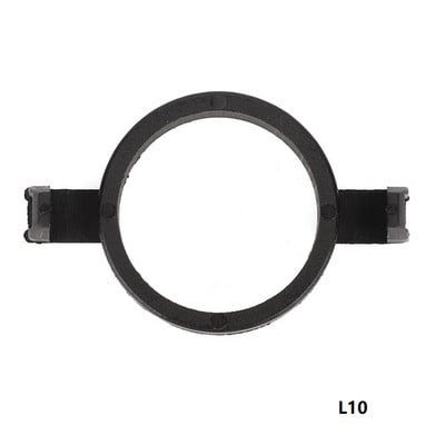 EURS 2vnt H7 LED automobilio priekinių žibintų lemputės pagrindo laikiklio adapterio lizdas H1 H7 LED priekinių žibintų lempučių adapteris