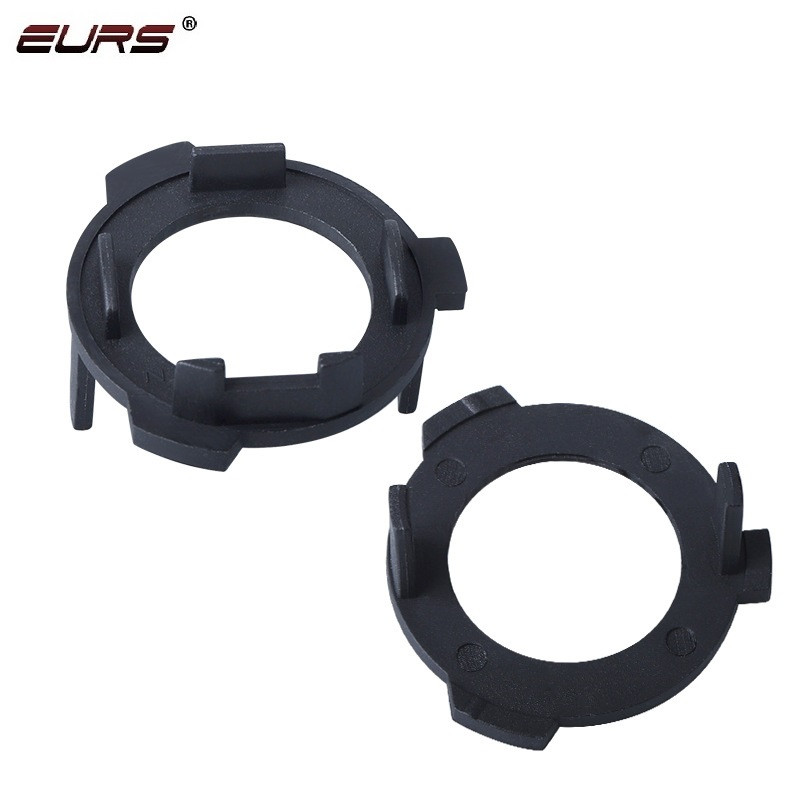 EURS 2vnt H7 LED automobilio priekinių žibintų lemputės pagrindo laikiklio adapterio lizdas H1 H7 LED priekinių žibintų lempučių adapteris