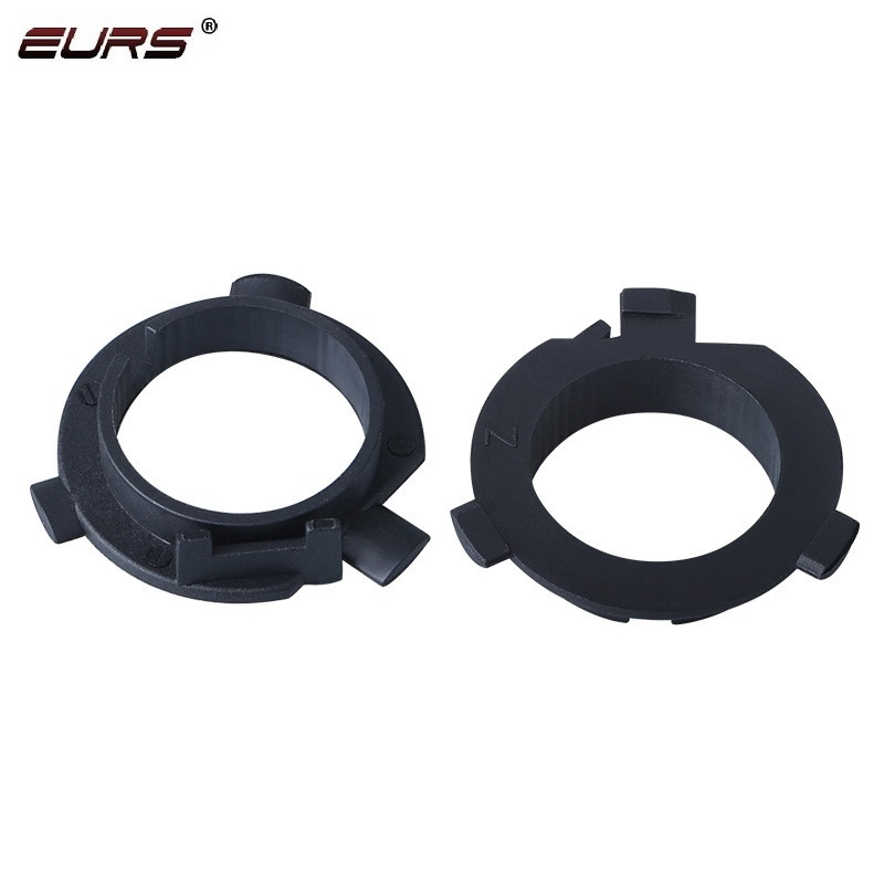 EURS 2vnt H7 LED automobilio priekinių žibintų lemputės pagrindo laikiklio adapterio lizdas H1 H7 LED priekinių žibintų lempučių adapteris