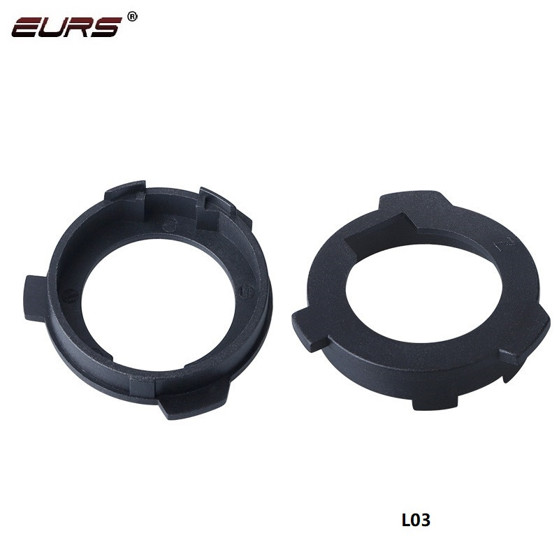 EURS 2vnt H7 LED automobilio priekinių žibintų lemputės pagrindo laikiklio adapterio lizdas H1 H7 LED priekinių žibintų lempučių adapteris