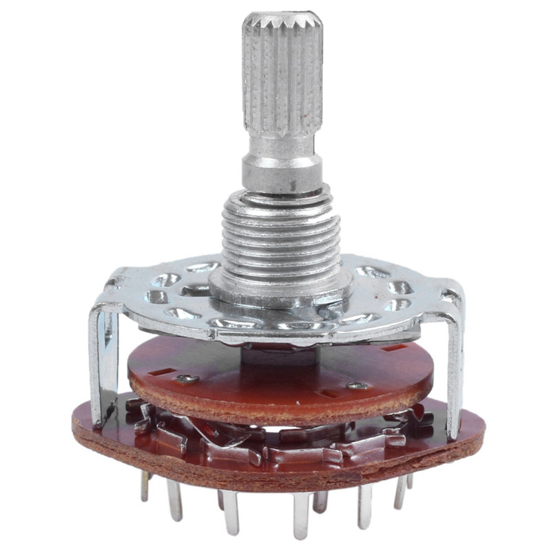 4X elektrooniline masin 4P3T 4pooluseline 3 asend 2 teki 16 kontaktiga pöördlüliti