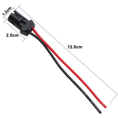 Minkštos lemputės laikiklio adapteriai kabelio LED lemputės jungties lizdas T10 W5W T5 T15 pleišto pagrindo lemputės kištuko ilgintuvai