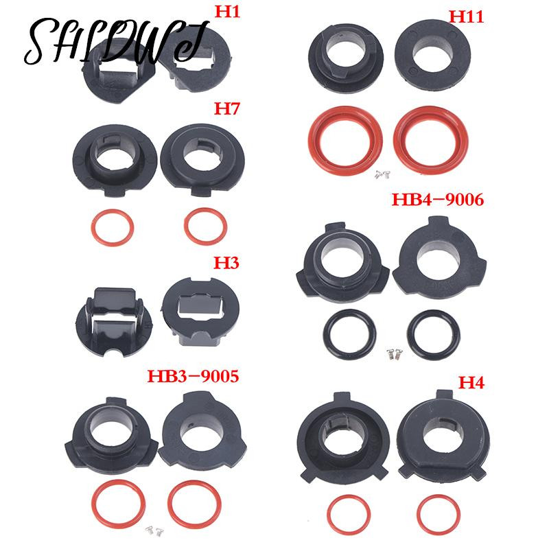 2 vnt LED priekinių žibintų lemputės pagrindo adapterio lizdo laikiklis HB4/HB3/H11/H7/H4/H3/H1/HB4-9006/HB3-9005