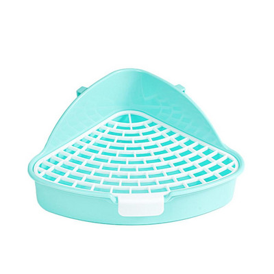 Pritsimisvastane liivakast Lemmiklooma tualettaluse kolmnurk koos kõrge kaitseraudega Lemmiklooma tualettpott lemmikloomade nurga tualett, korduvkasutatav prügipann