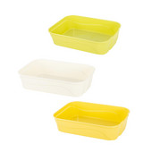 Kassiliivakast Tugev, vastupidav lahtine kassidele mõeldud liivapann siseruumides kasutatavatele kassidele Väikese lemmiklooma kiisu jänese jaoks on lihtne puhastada ja kokku panna