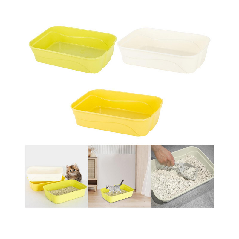 Kassiliivakast Tugev, vastupidav lahtine kassidele mõeldud liivapann siseruumides kasutatavatele kassidele Väikese lemmiklooma kiisu jänese jaoks on lihtne puhastada ja kokku panna