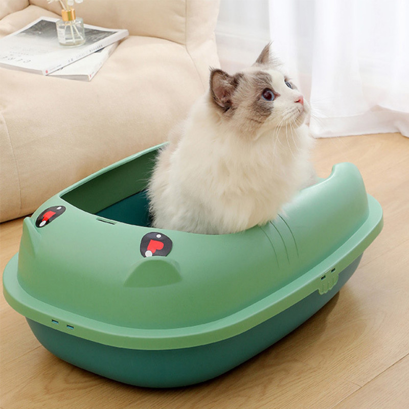 Pritsmevastane poolkinnine kassipoegade liivakast, suur ruumikas tualett-pott Pritsmehoidja Kaubad kassipoegadele Suure liivaliiva kassi voodinõud