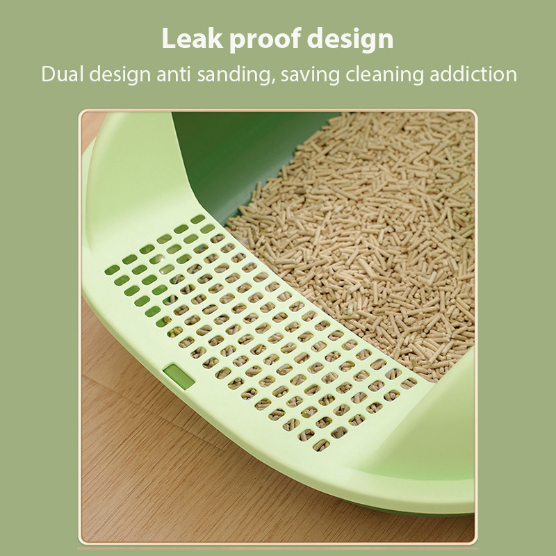 Pritsmevastane poolkinnine kassipoegade liivakast, suur ruumikas tualett-pott Pritsmehoidja Kaubad kassipoegadele Suure liivaliiva kassi voodinõud