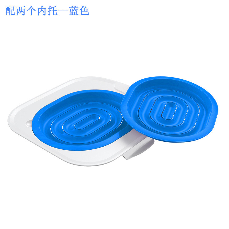 Kaķu apmācības tualetes sēdeklis mājdzīvnieku plastmasas pakaišu kastes paplātes komplekts Profesionāls treneris tīrs kaķēns Vesels kaķis Cilvēka pjedestāla pannas paklājiņš