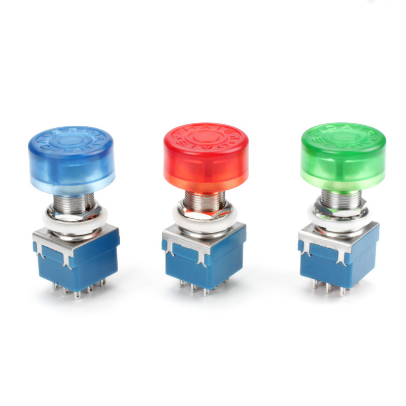 5 ks nožný spínač Topper Night Glow elektrická gitara efektový pedál kryt cukríková farba gombík 24,5 x 12 mm zosilňovače príslušenstvo