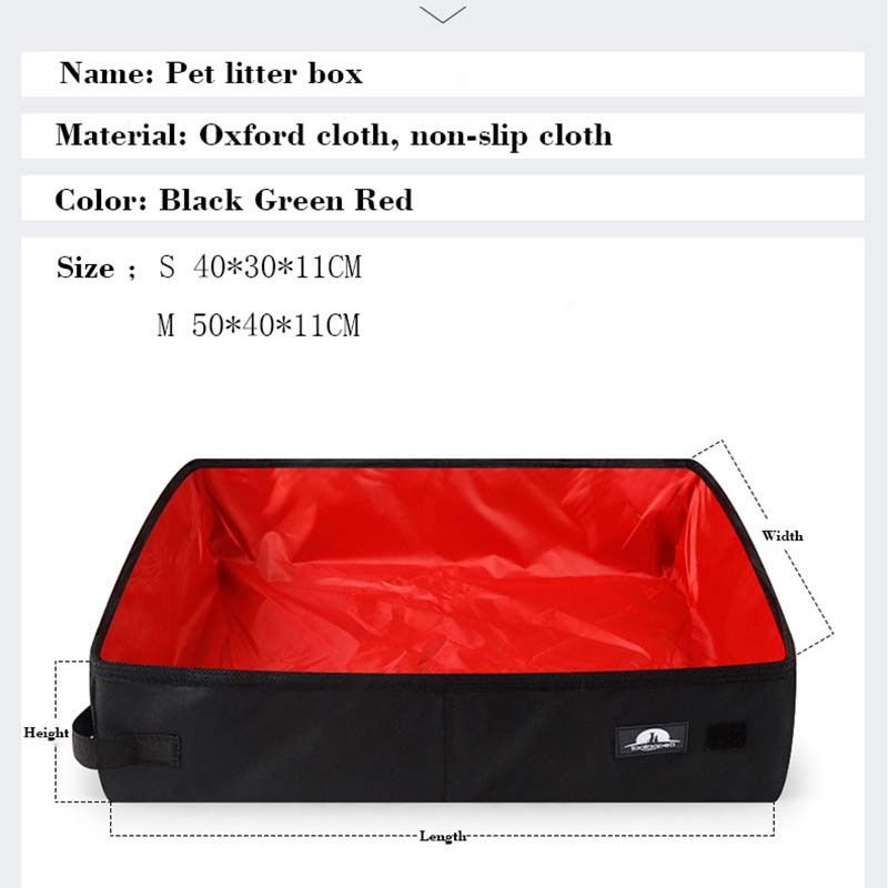 Lemmikloomade liivakast koera tualett-alus Kokkupandav kassiliivapott kaasaskantav kokkupandav reisimine veekindel õues kokkupandav kassiliivakast