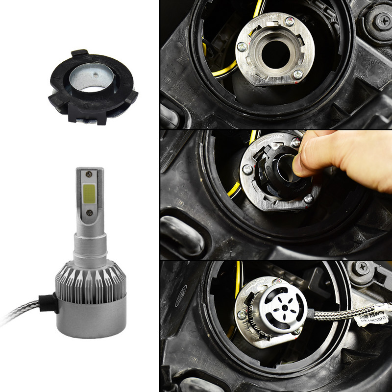 YUNPICAR H7 LED esitulede auto pirni adapteri pesa KIA K3 K4 K5 Sorento SportageR Coupe Grand Santa Fe Hyundai Sonata9 jaoks