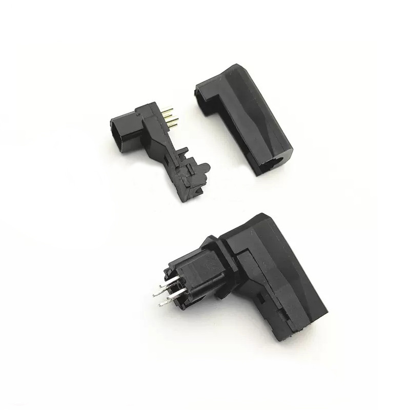 5 tk optilise kiu baasi turvaseire objektiiv, automaatne ava, 4 südamikuga pesa, 4 kontaktiga, vasest isane pistikupesa ühendus DC