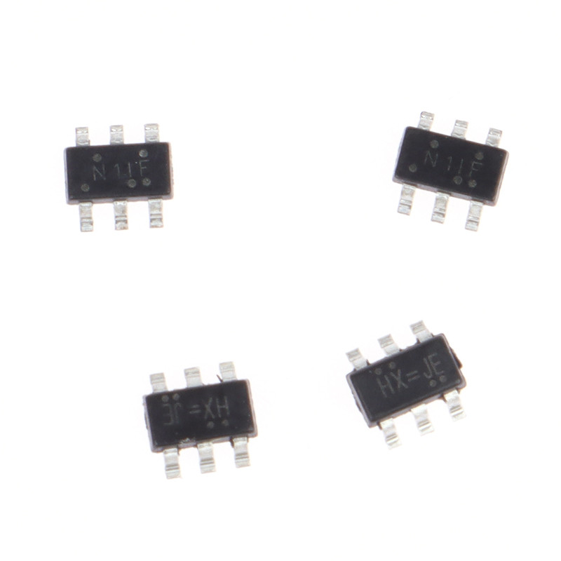 10 vnt. HX4004A HX4004 HX4002 HX4002B šilkografija HX-JE N11F SOT23-6 Neindukcinė stiprinimo mikroschema IC 4004A 4002B