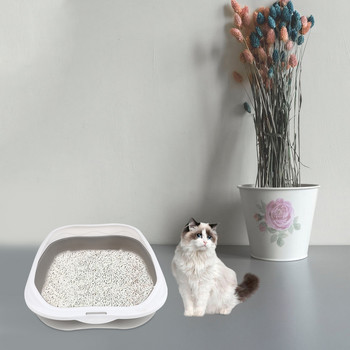 Κουτί απορριμάτων Τουαλέτα κατοικίδιων για γάτα Anti-pan Splashing Kitten Cats Potty Training Πανδοχείο Κρεβατιού Λεκάνη Ανοιχτή ψηλή αντικολλητική τουαλέτα σκύλου