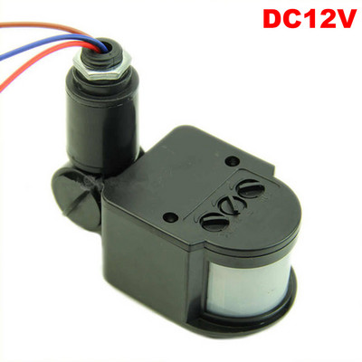 Αισθητήρας κίνησης 12V 24V 85-265V Ανιχνευτής κίνησης PIR Αυτόματος χρονοδιακόπτης επιτοίχιας τοποθέτησης υπερύθρων Διακόπτης φωτός με αισθητήρα κίνησης LED εξωτερικού χώρου