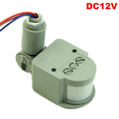 Αισθητήρας κίνησης 12V 24V 85-265V Ανιχνευτής κίνησης PIR Αυτόματος χρονοδιακόπτης επιτοίχιας τοποθέτησης υπερύθρων Διακόπτης φωτός με αισθητήρα κίνησης LED εξωτερικού χώρου