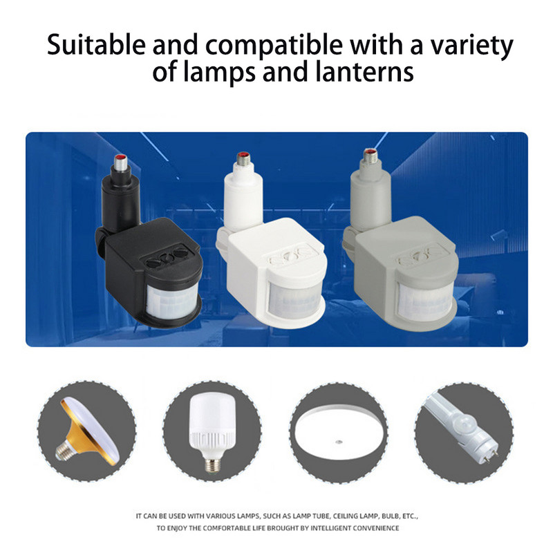 12V 24V 85-265V liikumisandur PIR liikumisandur Automaatne infrapuna seinakinnitus taimer välistingimustes LED liikumisanduri valguslüliti