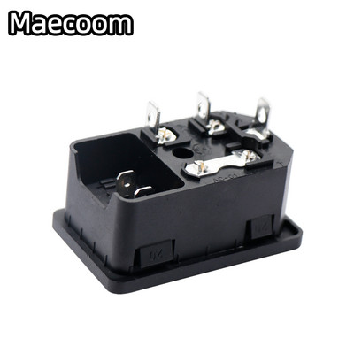 1 tk DIY 3D-printeri tarvikud 220V/110V 15A toiteallika lüliti isane pistikupesa kaitsmega 3D-printeri jaoks DIY 3D-printeri osad