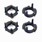 KDBULB 4PCS H7 led priekinių žibintų laikiklio spaustukas skirtas Volkswagen OldJetta Sagitar golf 5 led h7 adapteris priekinių žibintų lizdas h7 lemputės laikiklis