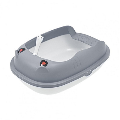 1 set Lagani WC s pijeskom za mačke Veliki prostor za mačje kakanje Otporan na habanje Kutija s pijeskom za mačke s lopatom za pijesak