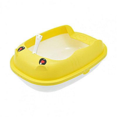 1 set Lagani WC s pijeskom za mačke Veliki prostor za mačje kakanje Otporan na habanje Kutija s pijeskom za mačke s lopatom za pijesak