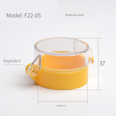 Prekidač s gumbom zaštitni poklopac zaštitni poklopac protiv propuštanja dizala u nuždi 22 mm pribor okrugli prsten upozorenja