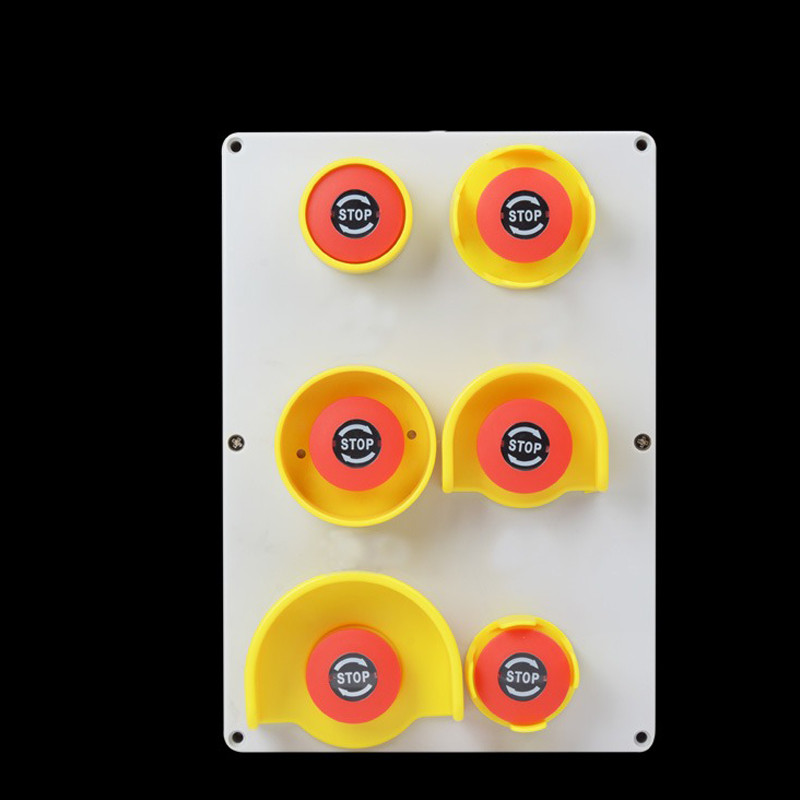 Prekidač s gumbom zaštitni poklopac zaštitni poklopac protiv propuštanja dizala u nuždi 22 mm pribor okrugli prsten upozorenja