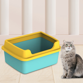 Κουτιά απορριμμάτων γατών για γάτες εσωτερικού χώρου Ανοιχτό αέρα για κουτιά απορριμμάτων γατιών Χαμηλής εισόδου