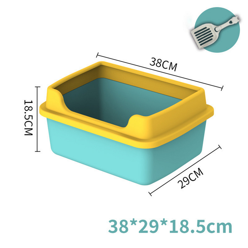 Kassiliivakastid siseruumides asuvatele kassidele vabas õhus kassipoegade liivakastide jaoks madala sissepääsuga