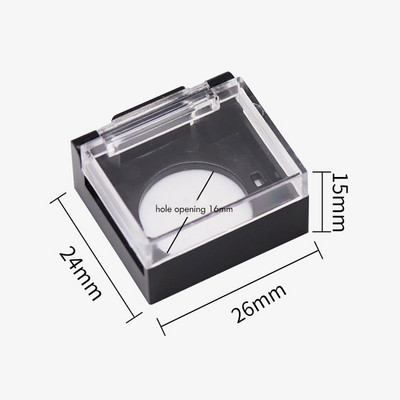 10PCS κάλυμμα κουμπιού 16mm Προστατευτικό κάλυμμα σκόνης για διακόπτη κουμπιού αδιάβροχο προστατευτικό ασφαλείας Πλαστικό καπάκι κουμπιού