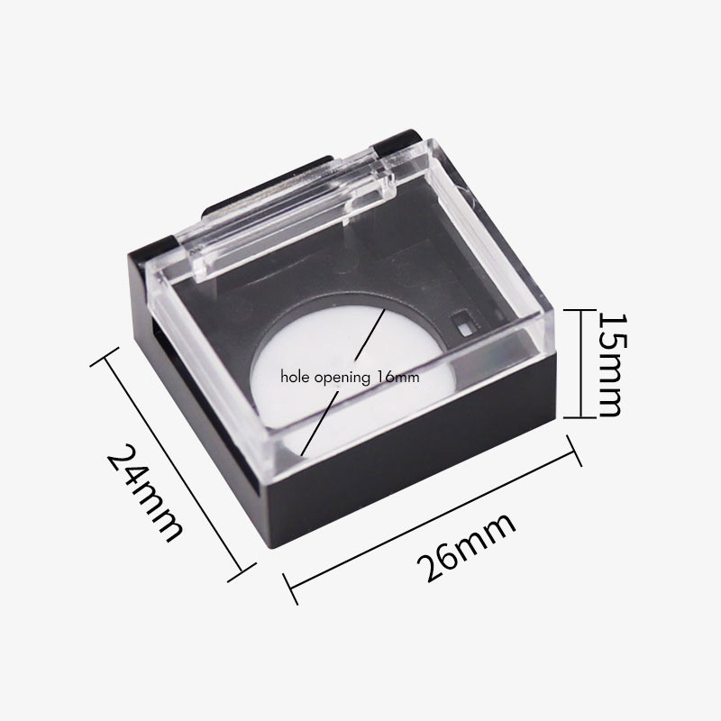 10 tk. Nupu kate 16 mm tolmukatte kaitseklaasi nupplüliti jaoks veekindel ohutuskaitse plastikust surunupu kork