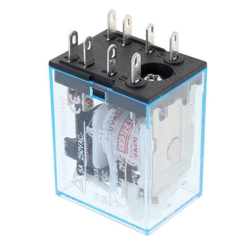 12V 24V AC220V 5A 8PIN mähise toiterelee MY2NJ võib asendada HH52PL koos tihvtidega pistikupesa alusega auto jaoks