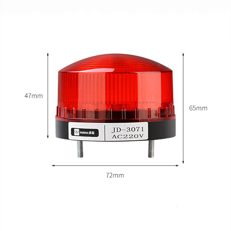 Strobe Signal Hoiatustuli LED -3071 12V 24V 220V Märgutuli LED Lamp väike vilkuv tuli Turvaalarm