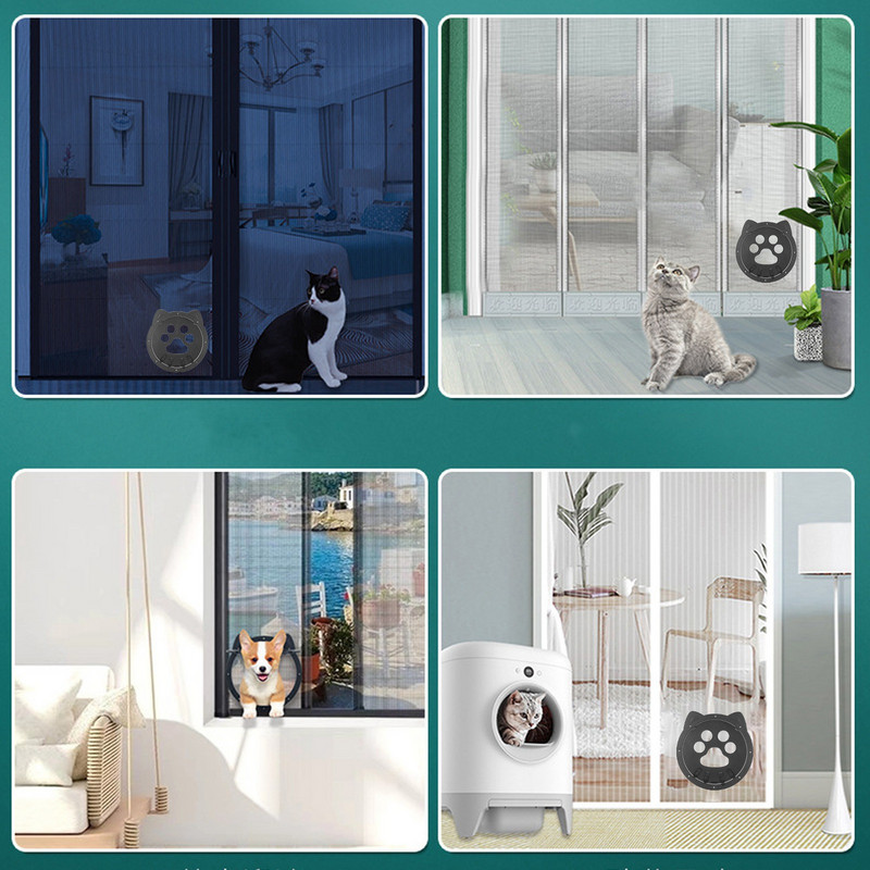 Lemmikloomauks Seif Lukustatav Magnetekraan Õues Koerad Kassid Aken Värav Maja Sisene vabalt Mood Kaunis aed Lihtne paigaldada