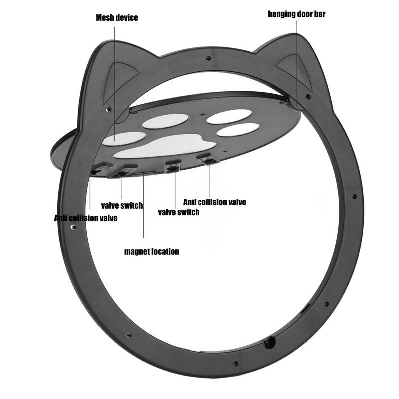 Lemmikloomauks Seif Lukustatav Magnetekraan Õues Koerad Kassid Aken Värav Maja Sisene vabalt Mood Kaunis aed Lihtne paigaldada