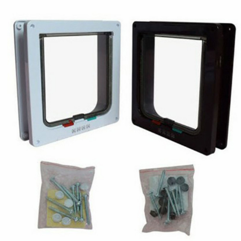 Naminių kačių ir šunų durelių atidarymas Lengva montuoti į vidų ir išorę, naminių gyvūnėlių reguliavimo durys Intymaus dizaino durys