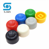 20Pcs A01 Kapice prekidača Taktilna kapa prekidača tipke Odnosi se na 5,8*5,8 7*7 8*8 8,5*8,5 mm Samozaključavajuća tipka prekidača Šešir konkavni